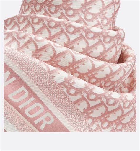 DIOR SILK SCARF REVERSIBLE Dior Oblique Diortwin 90 